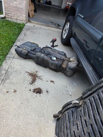 Fuel pump job — tank down and back the same day